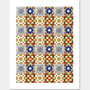 Azulejo — Portuguese tilework #12 Posters and Art